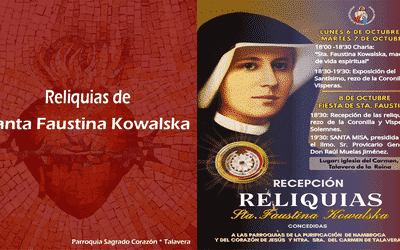 Reliquias de Sta Faustina