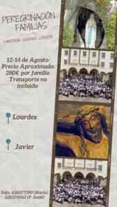 PEREGRINACIÓN DE FAMILIAS A LOURDES